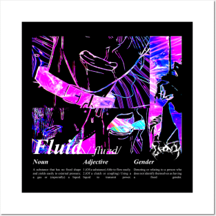 GENDERFLUID (Manga panels) Posters and Art